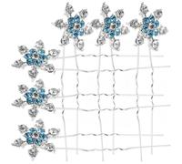 Épingle à Cheveux Design 12Pcs en Alliage de Zinc Rhinestone Ambiance Noël