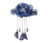 Épingle à cheveux élégante avec fleur de style traditionnel chinois - Belle pince à cheveux pour médias ou cheveux longs