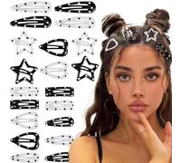 Épingle à cheveux élégante élégante à pois tendance Nouvel An Bandeaux Clip Star Pince à cheveux Accessoires photo Pinces à cheveux pour filles