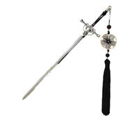 Épingle à cheveux élégante en alliage durable avec pompons, parfaite pour le cosplay médiéval, les foires de la Renaissance, les mariages, les fêtes et le quotidien