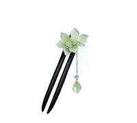 Épingle à cheveux en bois de santal en forme de U, accessoire for cheveux, nouvelle épingle à cheveux Hanfu chinoise avec cheveux enroulés et style rétro simple(Color 03)