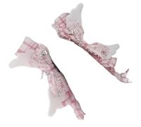 Épingle à cheveux en forme d'aile - Grand nœud - Noir - Élégant - Tendance des années 2000 - Nœuds - Pour coiffure, balletcore