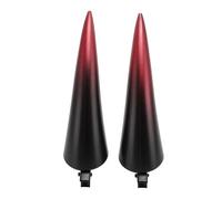 Épingle à cheveux en forme de cornes de diable d'Halloween, pinces à cheveux légères et réalistes pour le maquillage cosplay [thème] (Rouge)