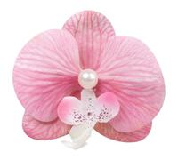 Épingle à cheveux en forme de fleur de Phalaenopsis 2024 tendance avec perles florales - Barrettes à cheveux uniques pour femmes