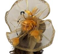 Épingle à cheveux en forme de fleur en fil de mariée pour enterrement de vie de jeune fille, cérémonie, mariage, pour banquets, prendre des photos