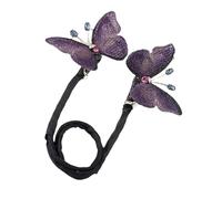 Épingle à cheveux en forme de papillon avec 2 papillons | Fer à boucler paresseux élégant | Accessoires pour cheveux élégants | Pinces à cheveux tressées : confortables pour les fêtes