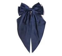 Épingle à cheveux en forme de ruban de couleur vive pour femmes et filles, grand nœud français, clip en métal pour maintenir solidement l'accessoire accessoire longue queue ornement coloré grande