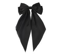 Épingle à cheveux en forme de ruban de couleur vive pour femmes et filles, grand nœud français, clip en métal pour maintenir solidement l'accessoire accessoire longue queue ornement coloré grande
