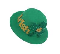 Épingle à cheveux en forme de trèfle en forme de trèfle, décoration de chapeau, épingle à cheveux verte pour fêtes, célébrations et usage quotidien