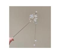 Épingle à Cheveux Épingle à cheveux classique à fleurs for femmes, baguettes Vintage, accessoires de fête de mariage, pinces à cheveux for cheveux épais Bâtons à Cheveux(02)