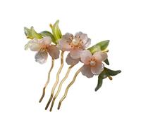 Épingle à cheveux Épingle à cheveux fleur rose perle pince à cheveux fourchette Vintage bijoux de cheveux charme casque diadèmes pinces à cheveux pinces à griffes for cheveux épais Carte d'émission