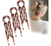 Épingle à cheveux, épingle à cheveux prestigieuse, nouveaux accessoires pour cheveux, pinces à cheveux pour femmes, adaptées à tous les types de cheveux (3 pièces-F)