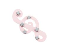 Épingle à cheveux étoile musicale avec motifs de notes pour adolescents, accessoires de mode de fête, musique étincelante et pince à cheveux étoile pour femmes, usage quotidien, ornement de mode