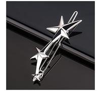 Épingle À Cheveux Fashion Metal Love Coeur Coiffure Clip Coiffure Élégante Star Round Barrette for Femme Sweet Coupes à cheveux Barrettes Accessoires for cheveux Épingle À Cheveux Mariage(B38-Silver)