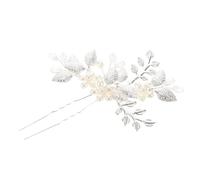 Epingle à Cheveux Fleur Perle Blanche Épingle à Bandeau De Mariage Épingles à Cheveux Décoratives Agrafe De Mariée De Cheveux De Mariage Décoration De Cheveux Alliage Silver Générique