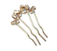 Épingle à cheveux - Français Twist Clip, Sparkling Updo Stick, Ornate Styling Fork | Accessoire de luxe en strass pour banquet, célébration, défilé de mode, événement social, soirée de gala, soirée, é