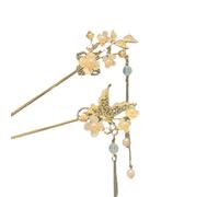 Épingle à cheveux haut de gamme en forme de papillon avec épingle à cheveux enroulée