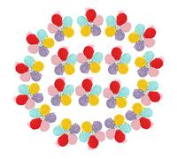 Épingle à Cheveux pétale en Polyester coloré, 20 pièces, Accessoire de décoration pour Couvre-Chef, Chiens et Chats, Conception de nœud de Fleur, Petite Pince à Cheveux, Durable