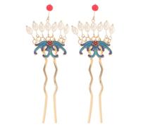 Épingle à Cheveux Phénix Perle, Style Chinois Vintage en Alliage | Support Coiffure, Finition Rétro Simple et Chic, pour Mariées D’honneur, Cheveux Bouclés ou Raides