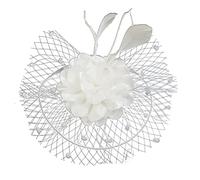 Épingle à cheveux pour femme avec voile pour fête de mariage Halloween Cosplay Pince à cheveux en forme de chapeau Barrette à cheveux délicate