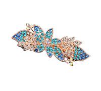Épingle À Cheveux Pouvoir Diamant Plein Hair Clip Flower Feuille Barrette Coupes à cheveux à la main Coiffure Cheveux Coiffure Coiffure Accessoires Épingle À Cheveux Mariage(Style 3)