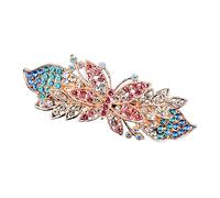 Épingle À Cheveux Pouvoir Diamant Plein Hair Clip Flower Feuille Barrette Coupes à cheveux à la main Coiffure Cheveux Coiffure Coiffure Accessoires Épingle À Cheveux Mariage(Style 6)