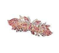 Épingle À Cheveux Pouvoir Diamant Plein Hair Clip Flower Feuille Barrette Coupes à cheveux à la main Coiffure Cheveux Coiffure Coiffure Accessoires Épingle À Cheveux Mariage(Style 9)