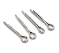 Épingle à cheveux ressort en forme de U acier inoxydable, 100 pièces, pince fendue M3-M6, Clip élastique ouvert for tracteur for voiture Pour Attelage,Tondeuses À Gazon(M6,16mm)