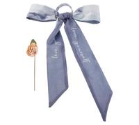 Épingle à Cheveux Rose Vintage pour Femmes, Hanfu, Chignon | Ruban et Pompon Décoratif, Métal, Plastique et Tissu, Style Classique, pour Tenues Traditionnelles