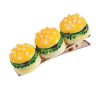 Épingle à cheveux tanghulu simulée pour femme adulte petite fille Hamburger Barrettes Tresse Clip Outil de façonnage des cheveux pour un usage quotidien