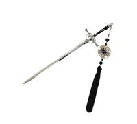 Épingle à cheveux unique en forme d ' épée, pompon, poignée en alliage, Texture, accessoire de coiffure, bijoux pour toutes les occasions, épingle à cheveux Unique Swords