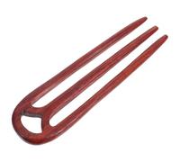 Épingle à Cheveux Vintage en Bois de Santal à Trois Dents | Style Rétro, Usage Quotidien et Mariages, Accessoire Discret pour Coiffure Relevée