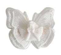 Épingle à cheveux vintage foncée steampunk squelette pour tête de coiffe papillon accessoires de cheveux pour performance