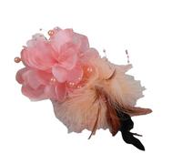 Épingle à corsage imperméable en tissu synthétique - Clip à fixation rapide - Parfait pour les mariages en plein air, les occasions professionnelles - Épingle à corsage en tissu, taille unique, Comme