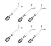 Épingle à écharpe en forme de Y en cristal pour serrer la taille - Pince à vêtements pratique en alliage - Outil de fixation rapide - Bords doux - Sans outil - Clip de rechange réglable pour ceinture