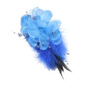Épingle à épinglette en forme de fleur synthétique imperméable à fixation rapide pour vêtements de mariage, événements d'affaires, etc, taille unique, Comme décrit