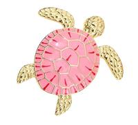 Épingle à épinglette en forme de tortue sculptée sophistiquée pour offrir un cadeau spécial pour une réunion sociale spéciale, One Size, Comme décrit