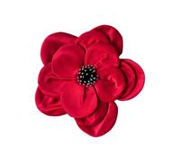 Épingle à épinglette florale dimensionnelle unique - Grande broche florale - Bijoux pour femme - Épingle à poitrine en forme de fleur - Élégante broche de mariage, taille unique, Comme décrit