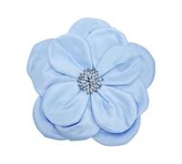 Épingle à fleur en tissu multi-dimensionnelle grande broche florale pour femmes avant-gardistes élégante épingle à poitrine accessoire de fête en polyester broche fleur, taille unique, Comme décrit