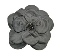 Épingle à fleur en tissu multi-dimensionnelle grande broche florale pour femmes avant-gardistes élégante épingle à poitrine accessoire de fête épinglette fleur, taille unique, Comme décrit