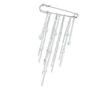 Épingle à franges en alliage à la mode, 5 cm de diamètre, accessoire détachable pour façonner la taille, broche pour vestes et chemises, épingle légère