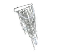 Épingle à franges en alliage à la mode, 5 cm de diamètre, accessoire détachable pour façonner la taille, broche pour vestes et chemises, épingle légère