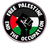 Épingle À Revers Pour Fin De L'occupation, Badge De Palestine Libre, Broche Avec Emblème Pour Chapeau, Vêtements, À Dos