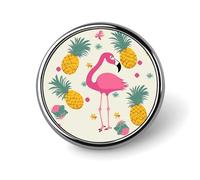 Épingle à revers pour homme et femme - Badge rond en métal pour chemises, vestes, chapeaux - Accessoire de mode durable et cadeau pour hommes, femmes, événements, Circular, Aluminium, Pas de gemme