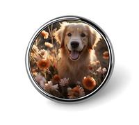 Épingle à revers pour homme et femme - Badge rond en métal pour chemises, vestes, chapeaux | Accessoire de mode durable et cadeau pour homme, femme, événements, Circular, Aluminium, Pas de gemme