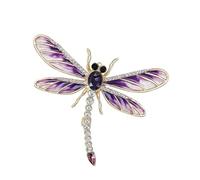 Épingle à revers tendance et sophistiquée en forme de libellules avec des motifs d'huile qui coule - Accessoire de mode pour les artistes - Accessoire de mode pour les artistes - Tenue quotidienne