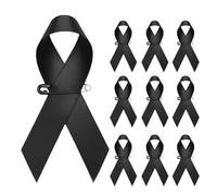 Épingle à ruban de charité classique pour événement de collecte de fonds, fabriquée à partir de matériaux lisses avec une construction légère, épingle à ruban