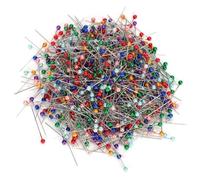 Épingle à tête Ronde en Perles de Couleur, 700 pièces, 3.8cm, Accessoires de Couture multifonctionnels pour Bricolage, Artisanat, Corsages, Quilting