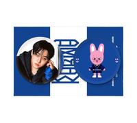 Épingle à vêtements Stray-kids « Karma » SK-ZOO broches fer blanc, 5.8cm, fer blanc