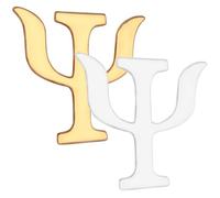 Épingle Alphabet en Alliage 2 Pièces, Broche Décorative Vintage | Broche Clips Pins Lettres, Résistante à Décoloration, pour Vêtements et Souvenirs